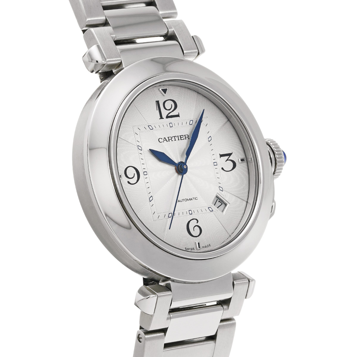 カルティエ パシャ ドゥ カルティエ 41mm WSPA0009 シルバー メンズ 時計 【中古】【wristwatch】