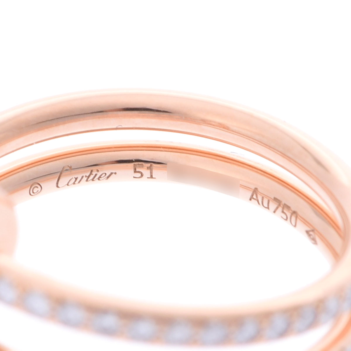 カルティエ ジュストアンクルリング 2ロウ #51 ゴールド