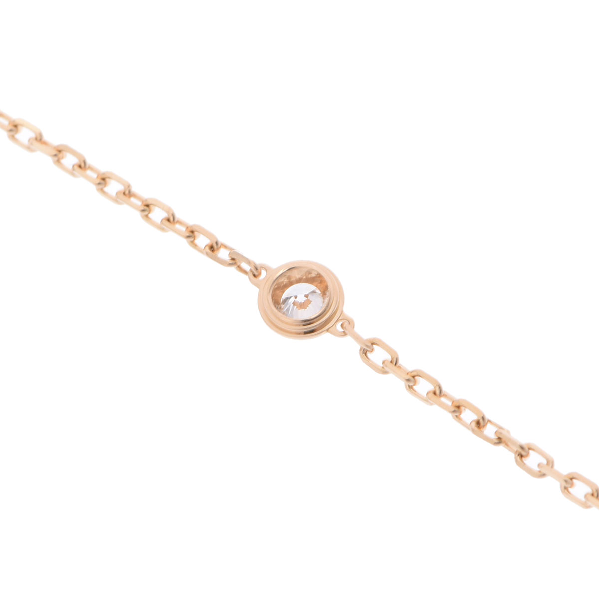 カルティエ ダムールブレスレット SM ゴールド K18ピンク