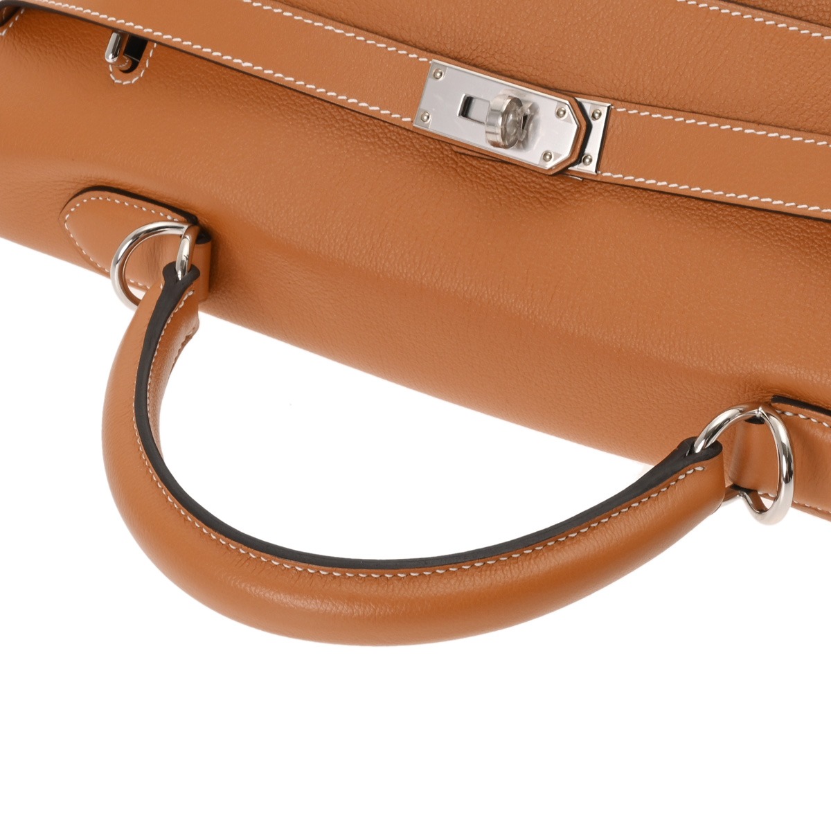 エルメス ケリー 50 2WAY トフィ トリヨンノヴィーヨ レディース