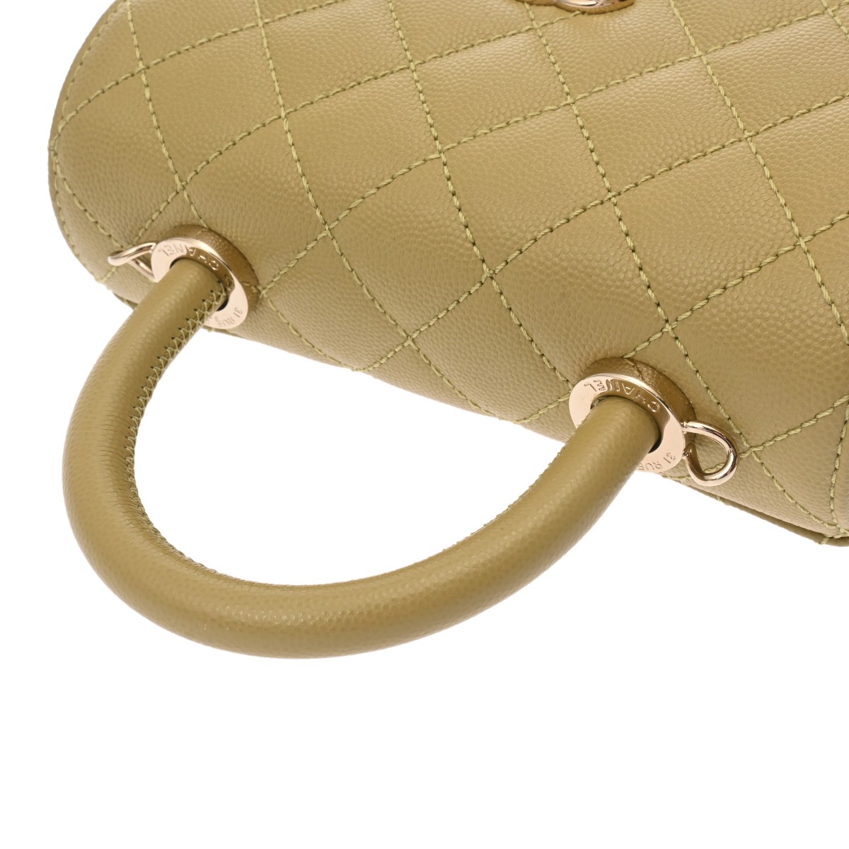 シャネル マトラッセ トップハンドル ミニ フラップバッグ