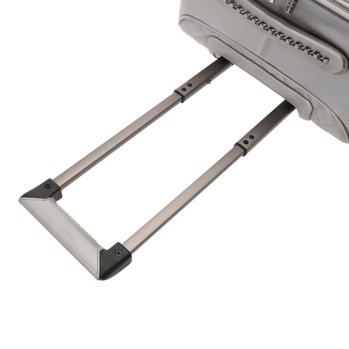 シャネル マトラッセ キャリーケース シルバー A69903 キャビアスキン