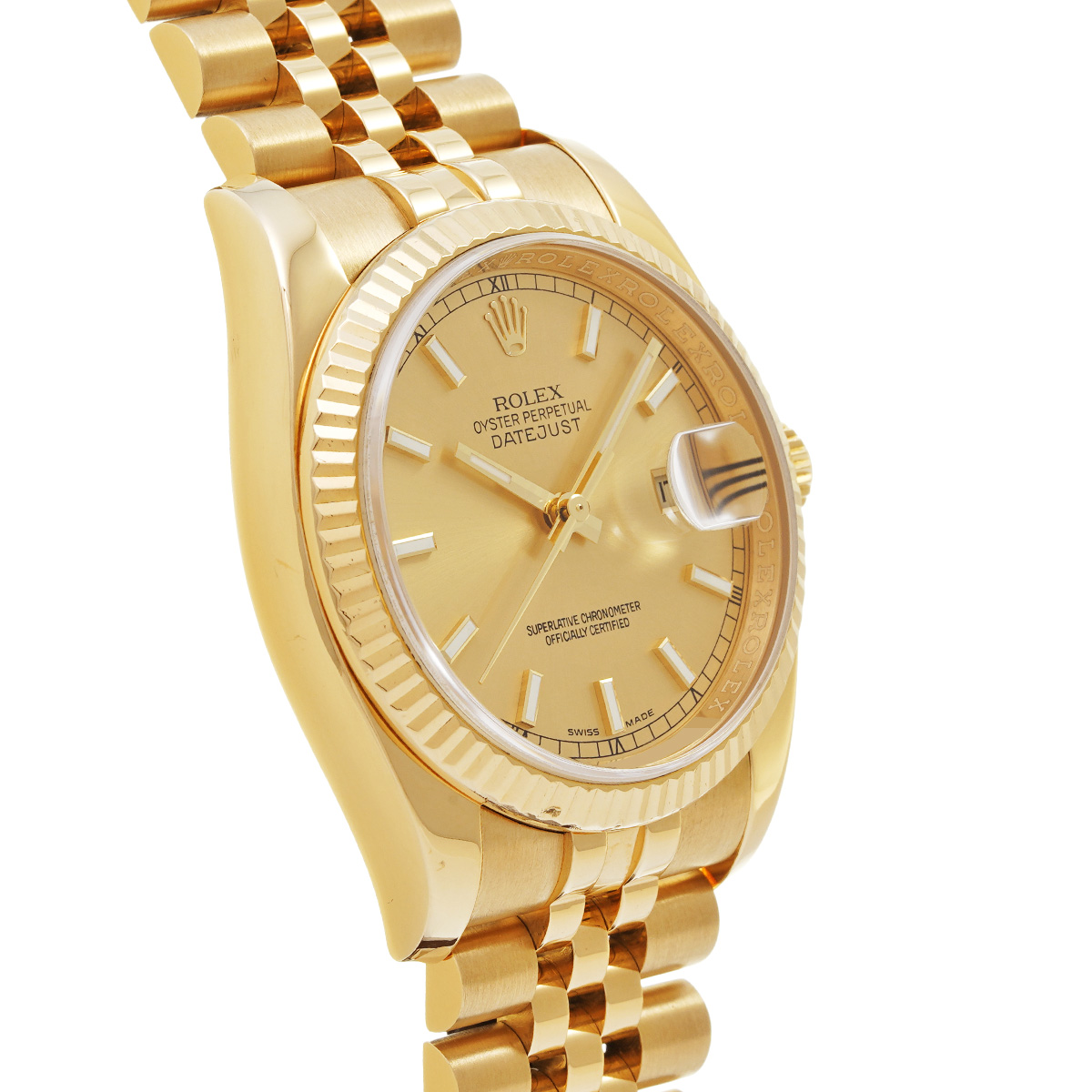 ★正規品ロレックスデイトジャスト★ジャンク品 新品)ROLEX ロレックス デイトジャスト 179178G シャンパン