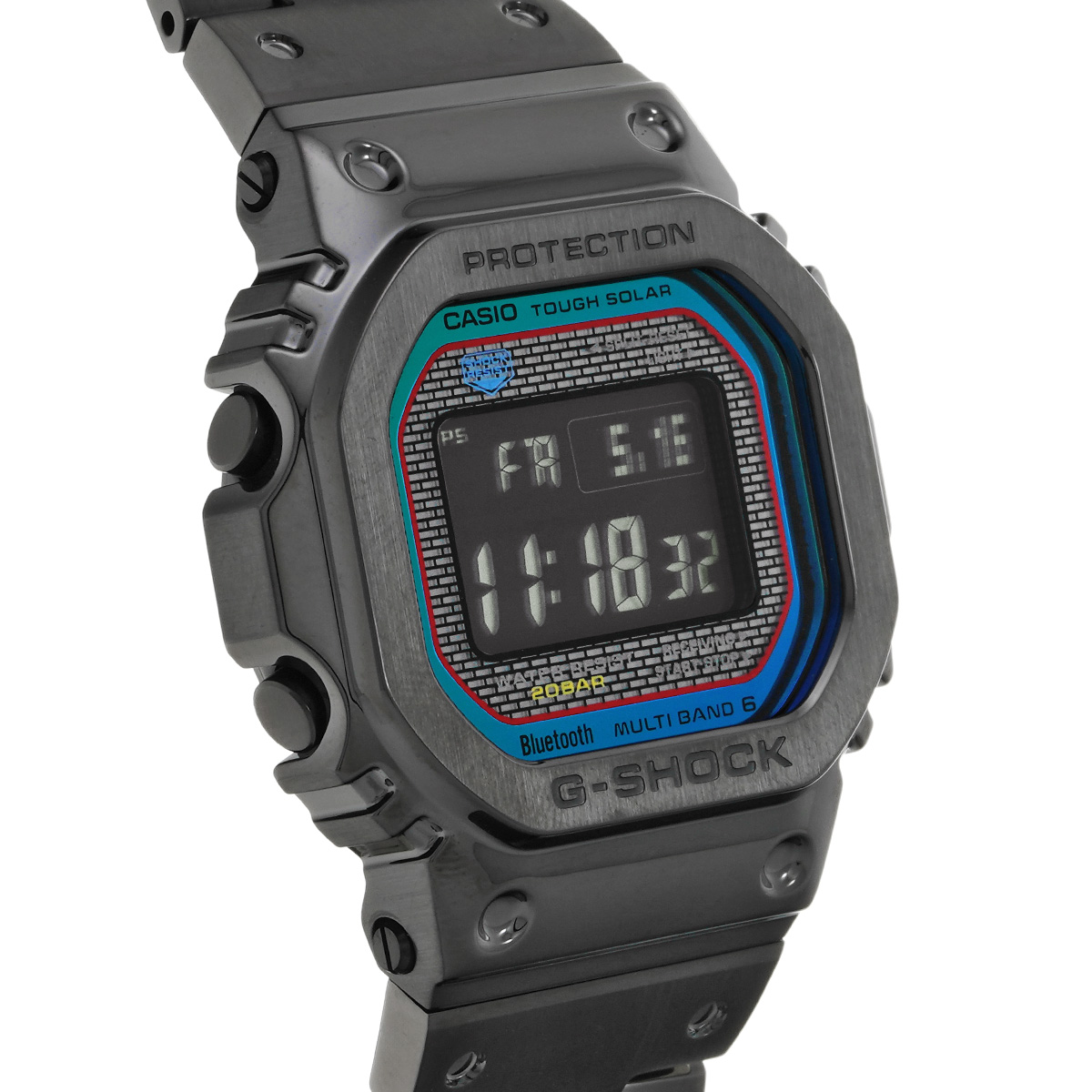 カシオ G-SHOCK フルメタル GMW-B5000BPC-1JF ブラック メンズ