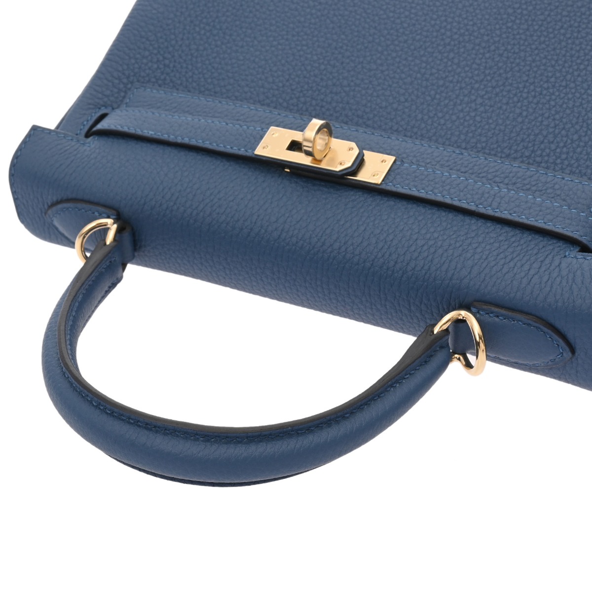 エルメス ケリー 25 内縫い ブルータイ トゴ レディース バッグ 【未