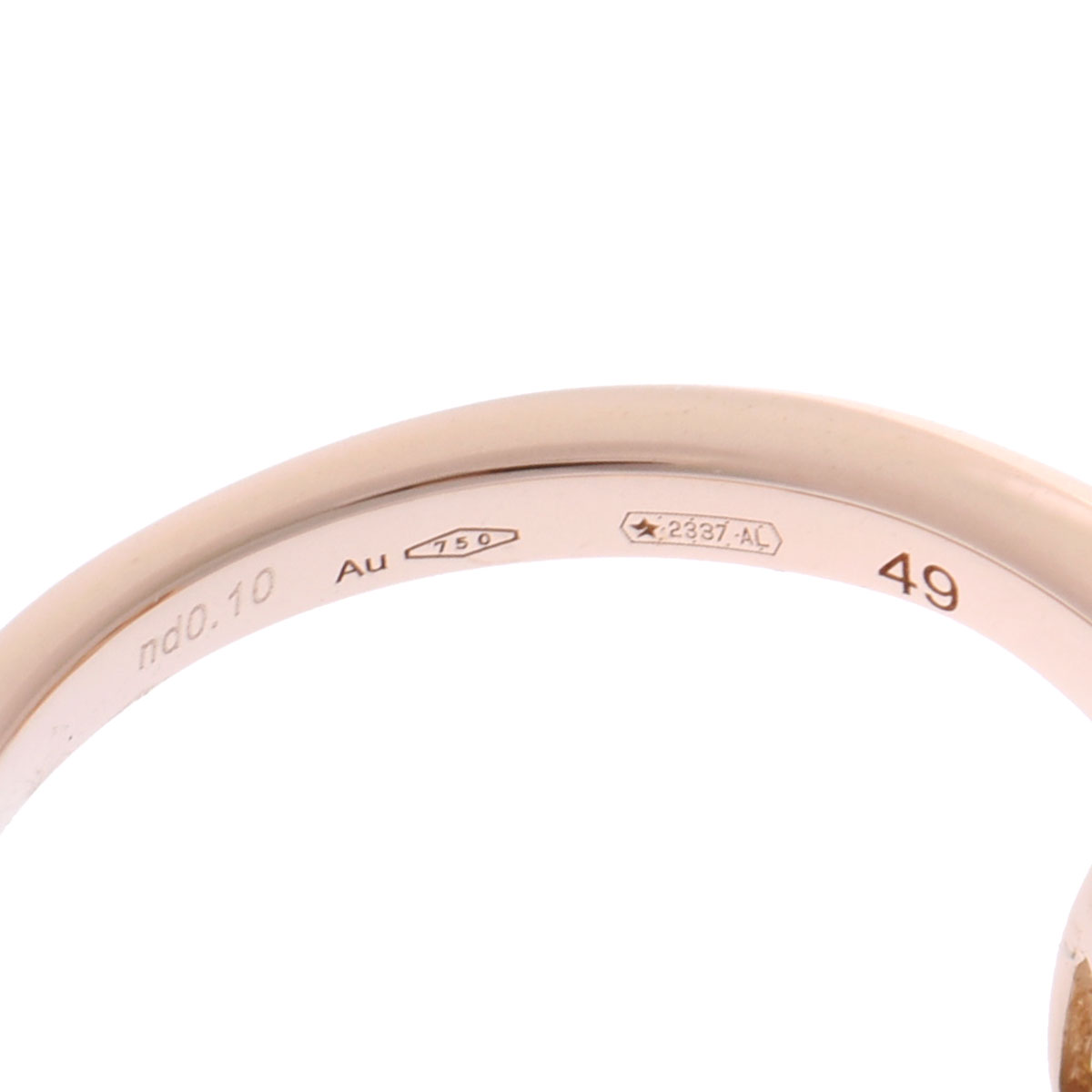ブルガリ ディーヴァドリーム リング #49 nd0.10 ゴールド K18ピンク