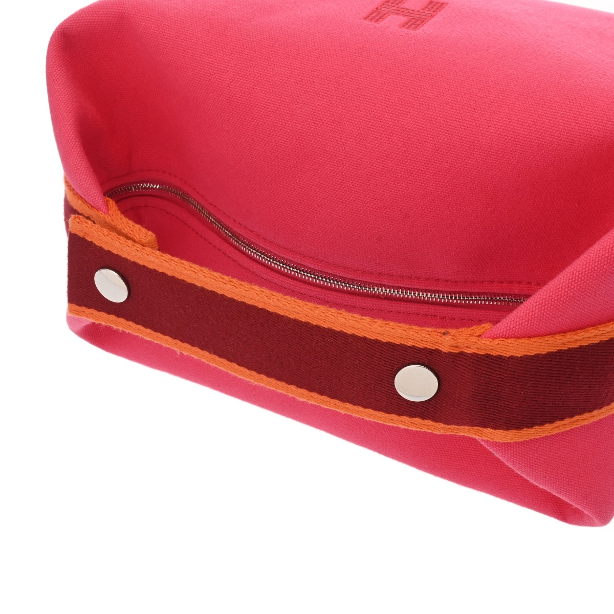 最終値下げ　エルメス　ブリッドアブラック　GM ピンク エルメス ブリッド ア ブラック GM ピンク コットン/ポリアミド