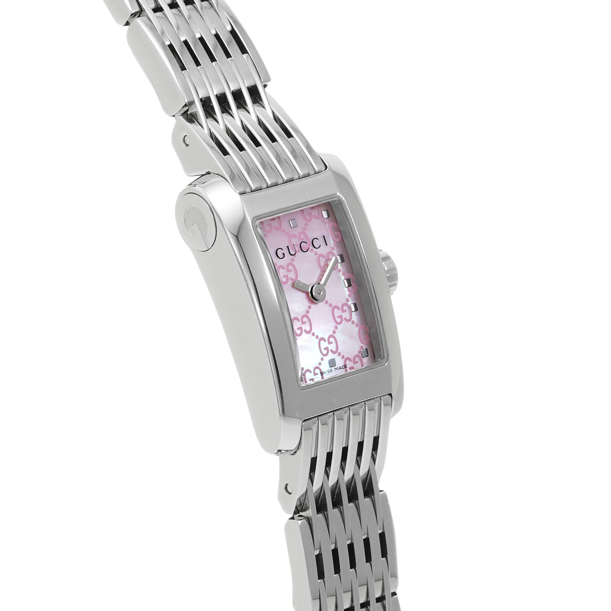 グッチ Gメトロ YA086512 ピンクシェル レディース 時計 【中古