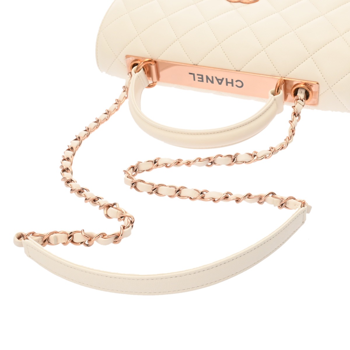 シャネル トレンディCC ラージトップハンドル フラップバッグ