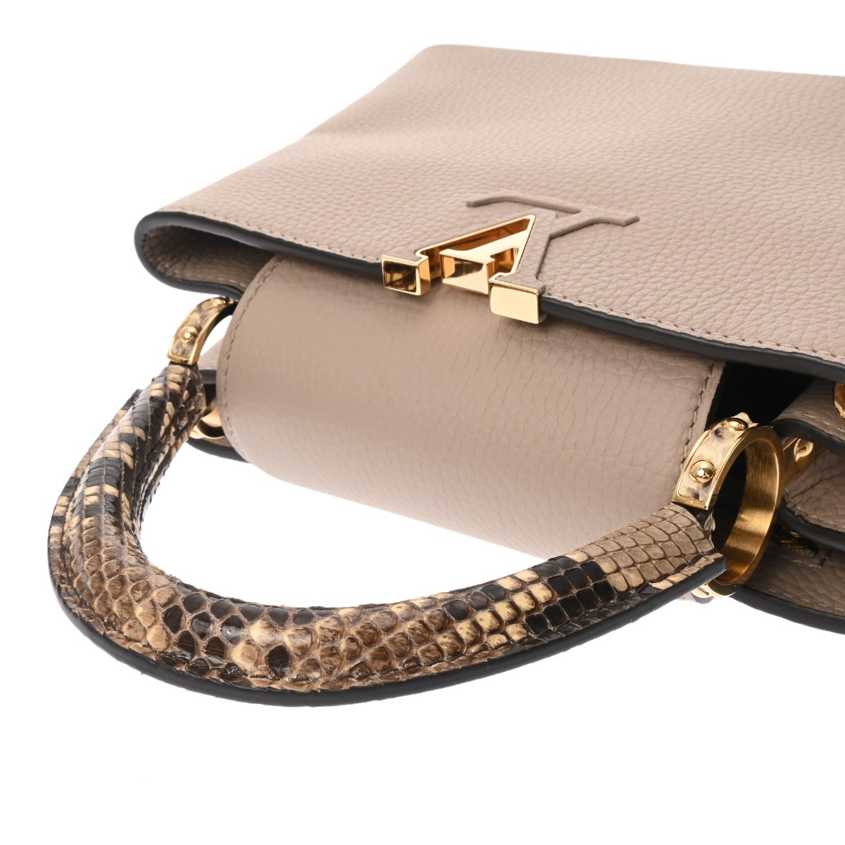 美品 ヴィトン　カプシーヌBB　ガレ　N92041 ハンドバッグ　パイソン LOUIS VUITTON ルイ ヴィトン カプシーヌBB トリヨン パイソン