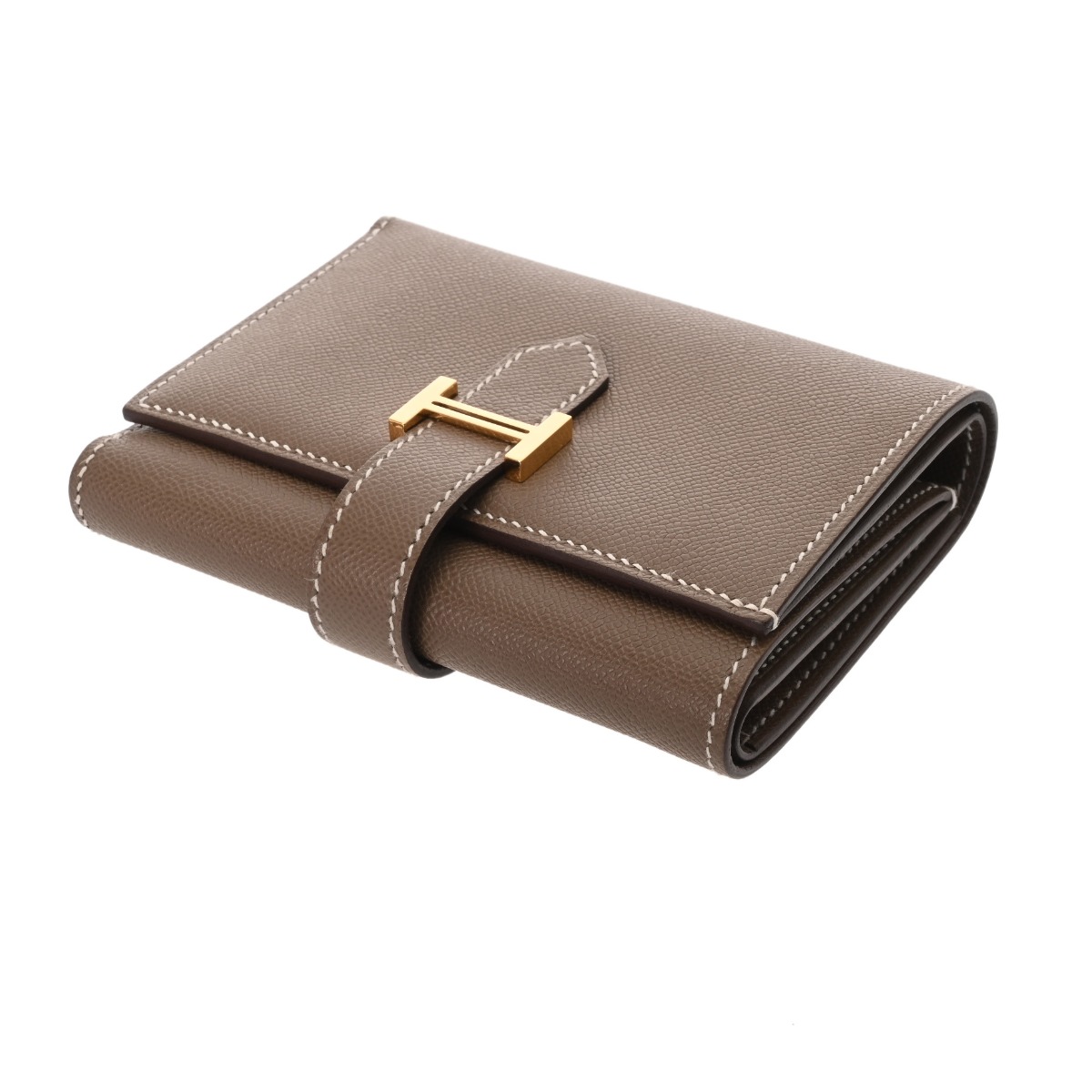 エルメス ベアン コンビネ エトゥープ ヴォー・マダム レディース 財布