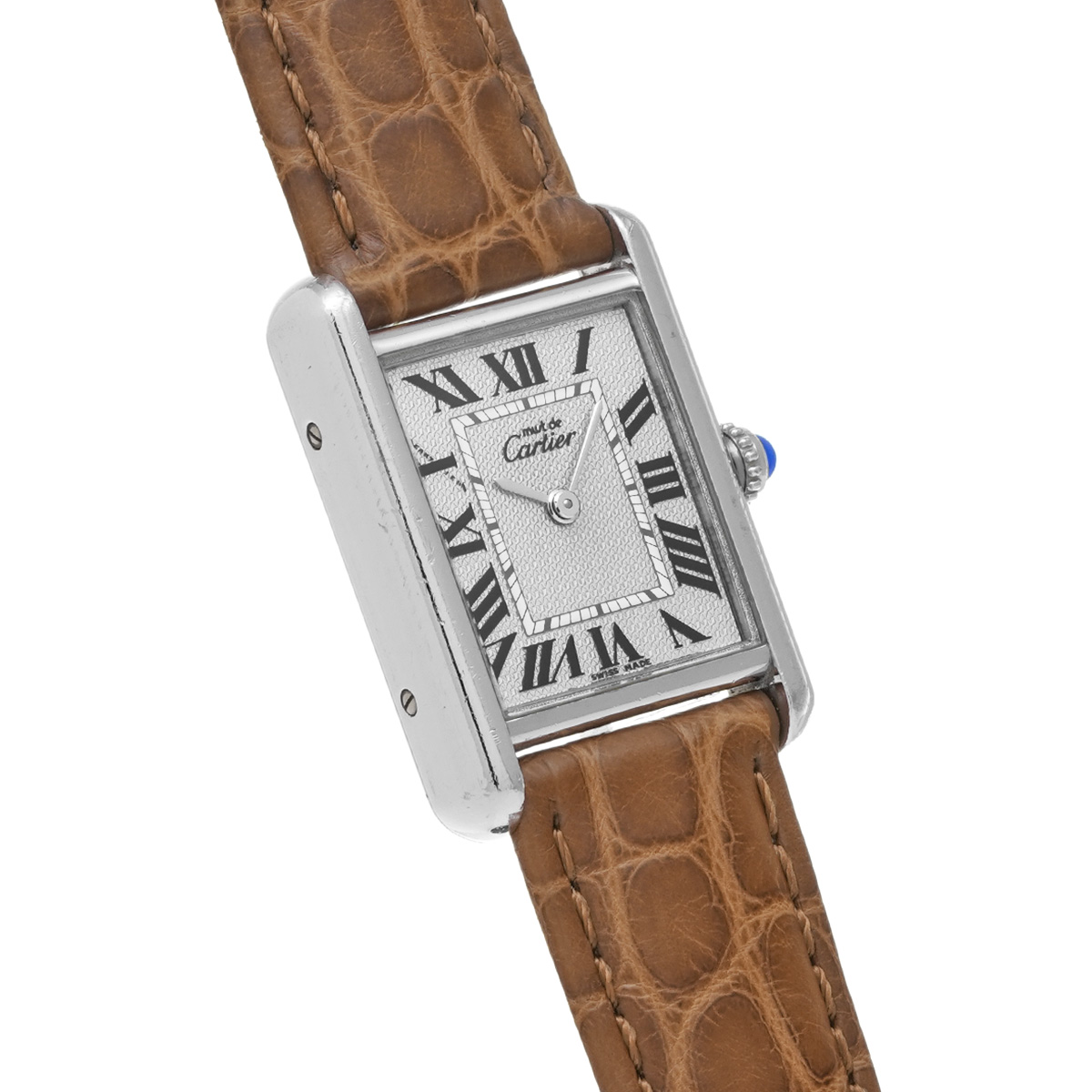 カルティエ マスト タンク SM W1016530 シルバー レディース