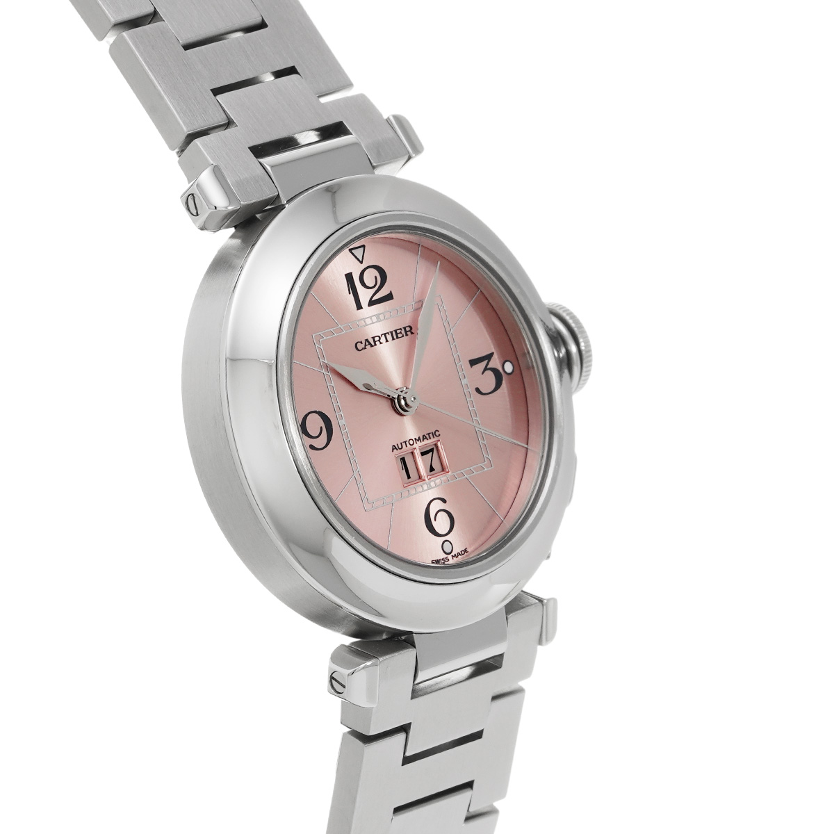 カルティエ パシャ W31058M7 ピンク ユニセックス 自動巻き