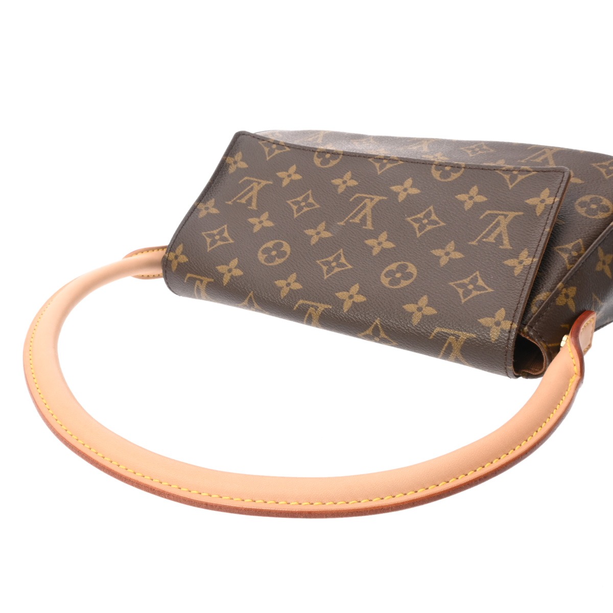 ルイ ヴィトン モノグラム ミニ ルーピング ブラウン M51147