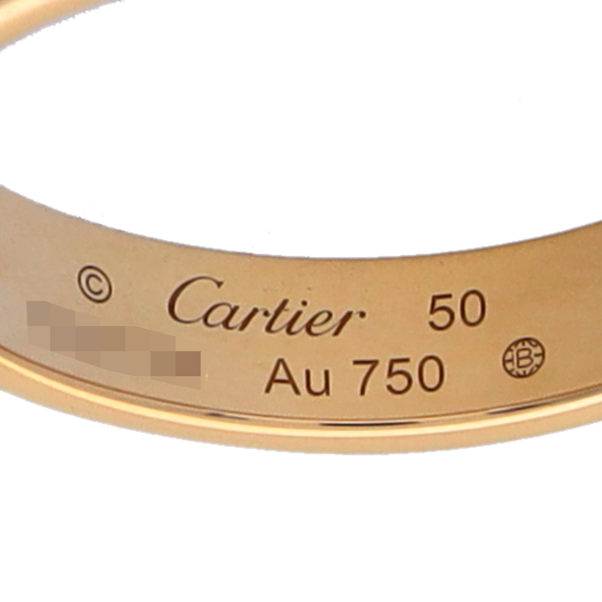 Cartier ミニラブリング イエローゴールド　50 カルティエ ミニラブ リング #50 ゴールド K18イエローゴールド YG