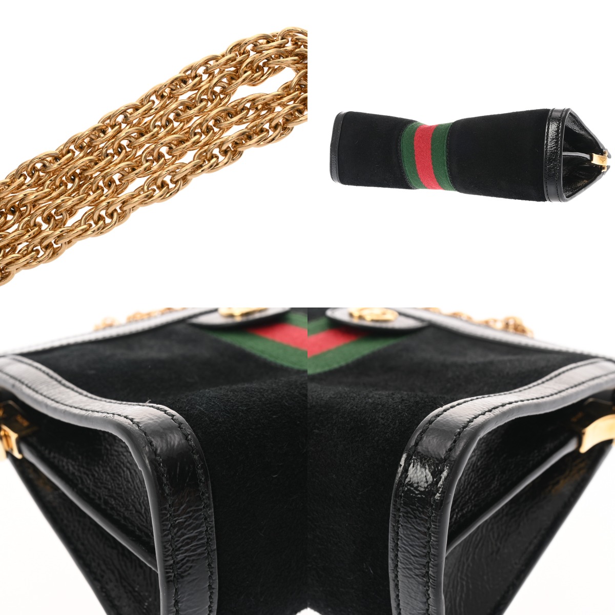 関税込み★Gucci★503877★ショルダーブラック グッチ オフィディア ショルダー ブラック 503877 レザー