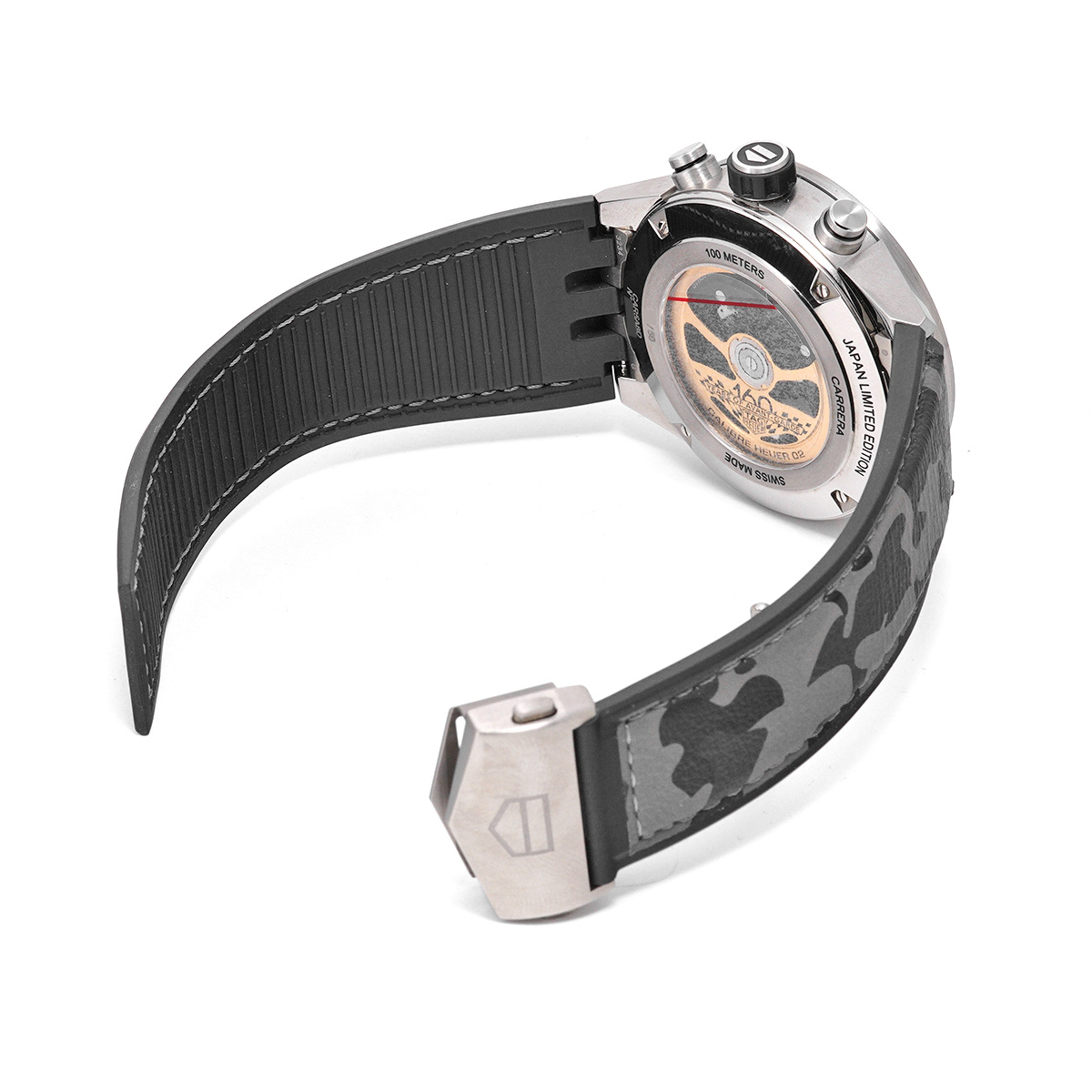 タグ・ホイヤー TAG HEUER カレラ　キャリバーホイヤー02T　160周年ジャパンリミテッドエディション CAR5A8D.EB0212  チタン メンズ 腕時計