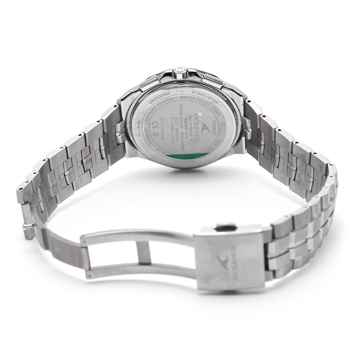 カシオ オシアナス マンタ OCW-S5000AP-2AJF ブルー メンズ 時計 【中古】【wristwatch】