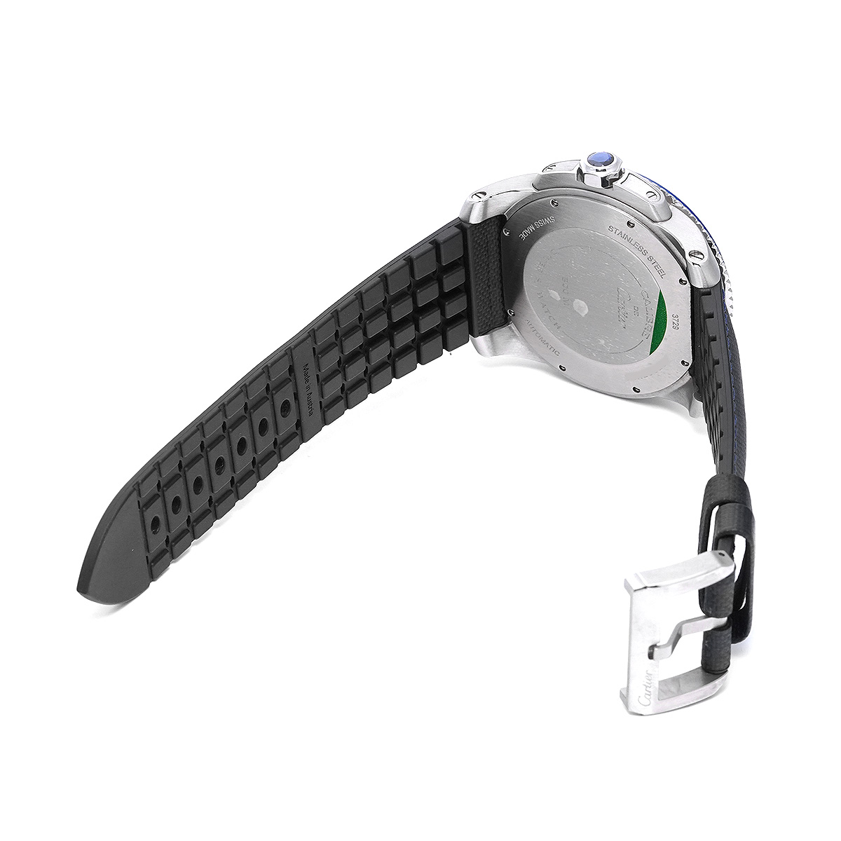 カルティエ カリブル ドゥ カルティエ ダイバー WSCA0010 ブルー メンズ 時計 【中古】【wristwatch】