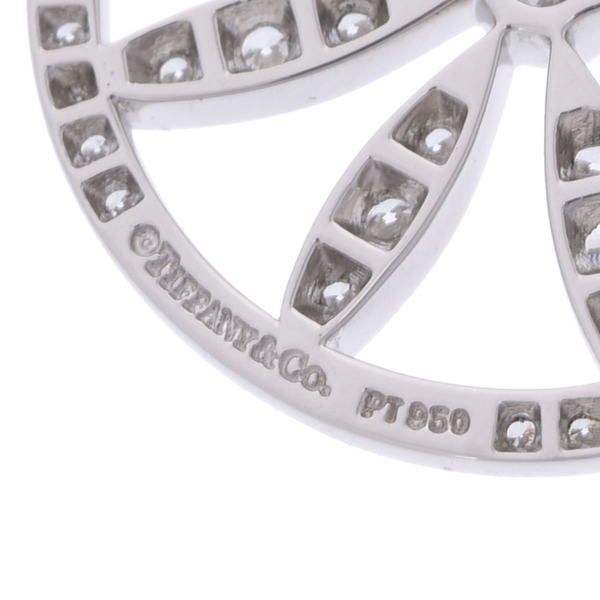 ティファニー フラワーサークル ネックレス シルバー Pt950