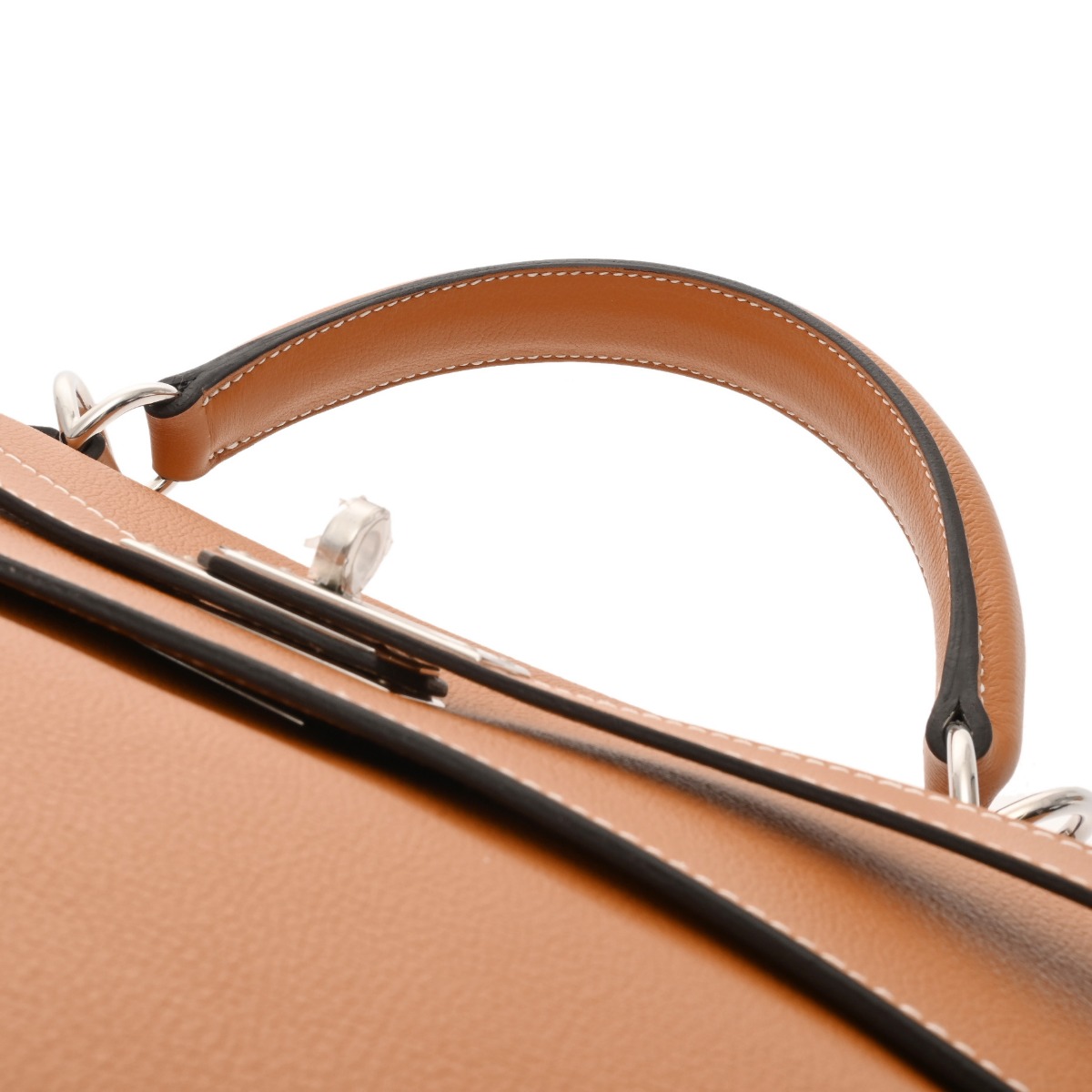 【残暑セール】(美品)ドリントンCV1 ハンドシェイプ　ケリーフィン付属 エルメス ケリー 25 内縫い 2WAY ベージュマルファ/グリペール