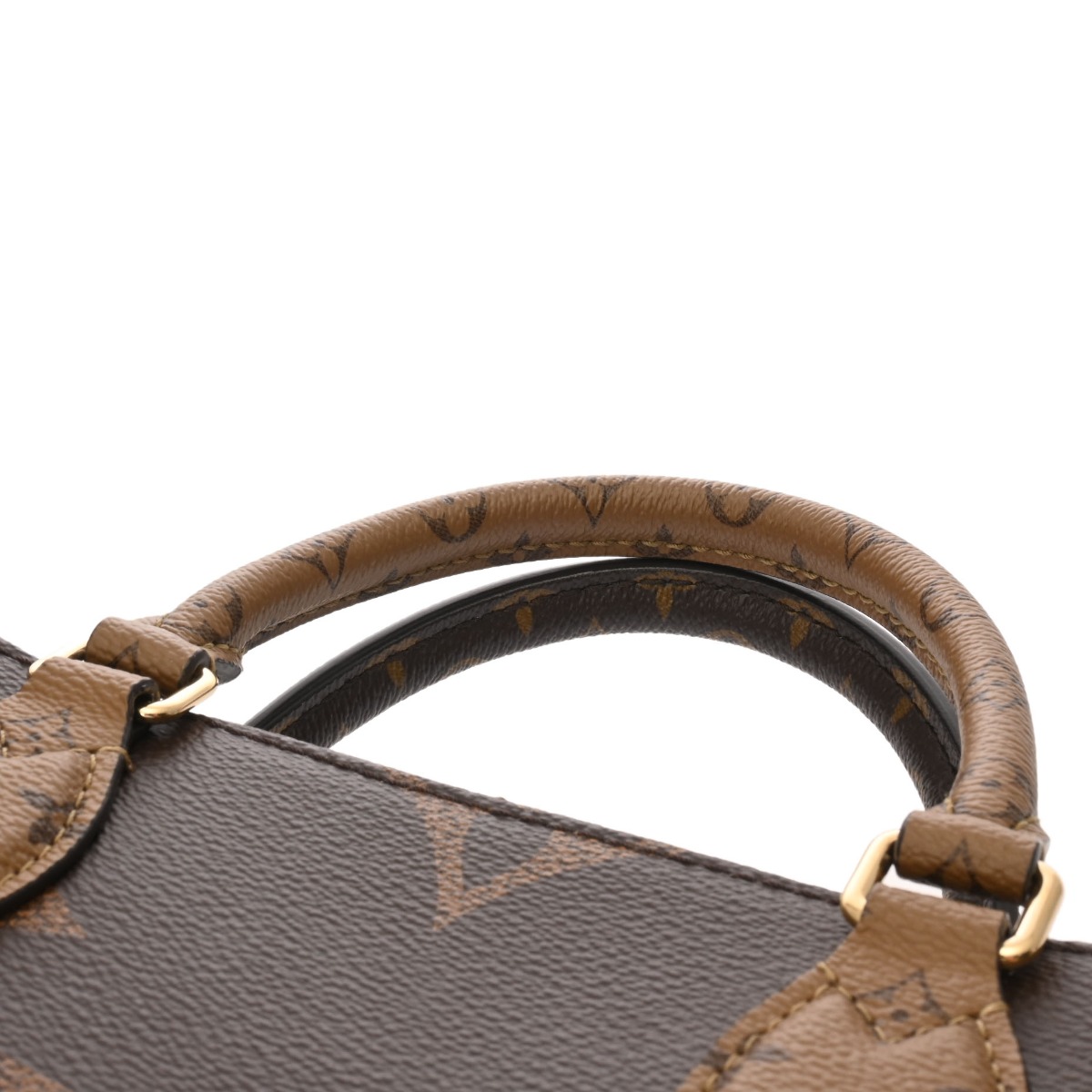 ルイ ヴィトン モノグラムジャイアント オンザゴー PM 2WAY ブラウン