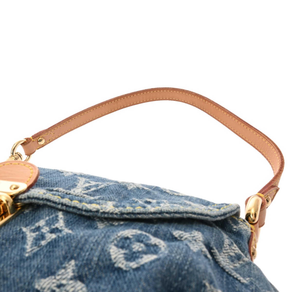 ルイ ヴィトン モノグラム ミニプリーティ ブルー M95050 デニム