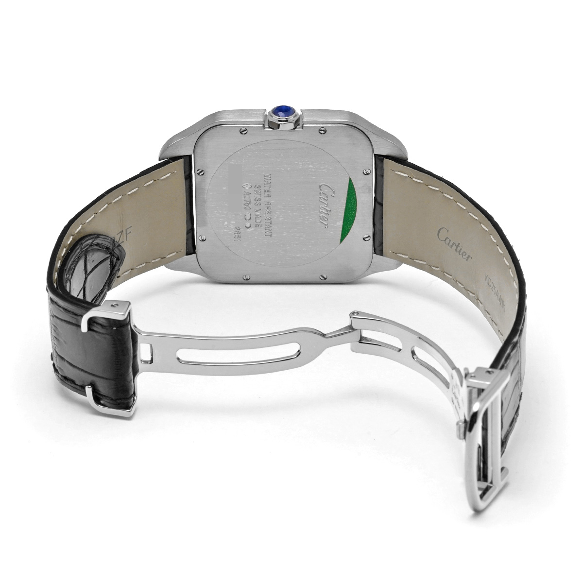 カルティエ サントスデュモン LM W2007051 シルバー メンズ 時計