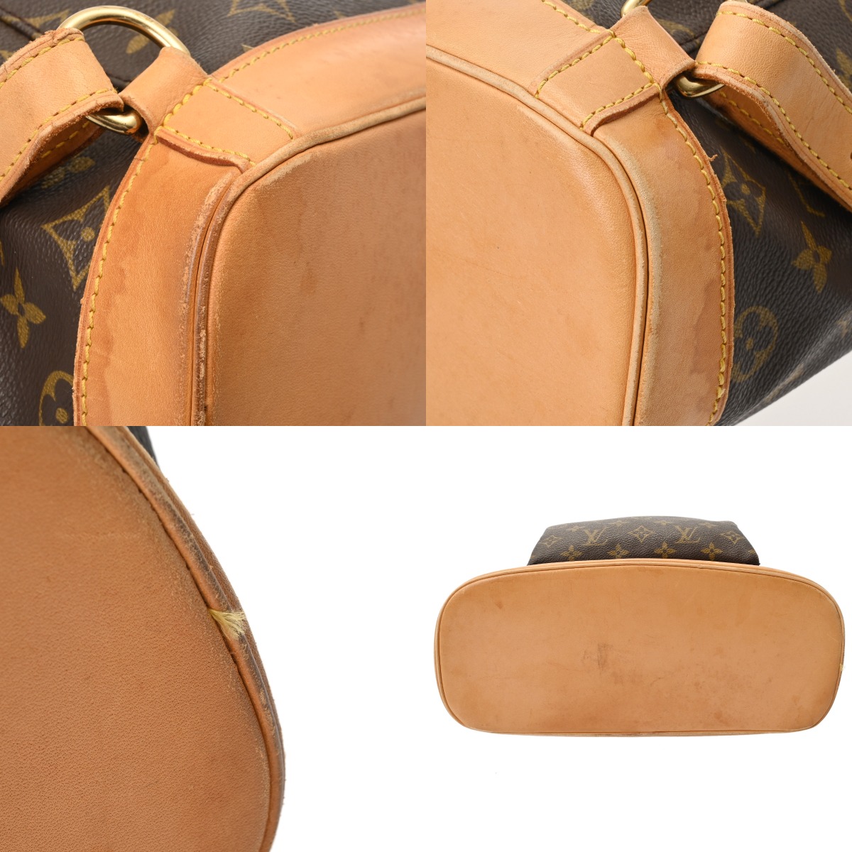 ルイ ヴィトン モノグラム モンスリ GM ブラウン M51135 モノグラム