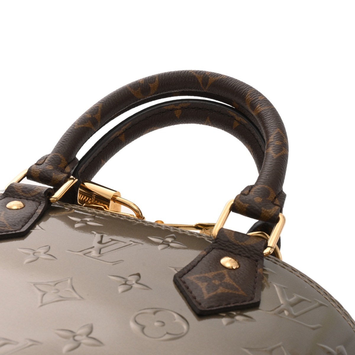 ルイ ヴィトン モノグラムヴェルニ アルマ BB シャンパーニュ