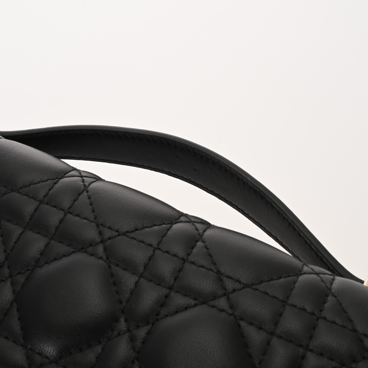 ディオール カナージュ My Dior トップハンドルバッグ ブラック