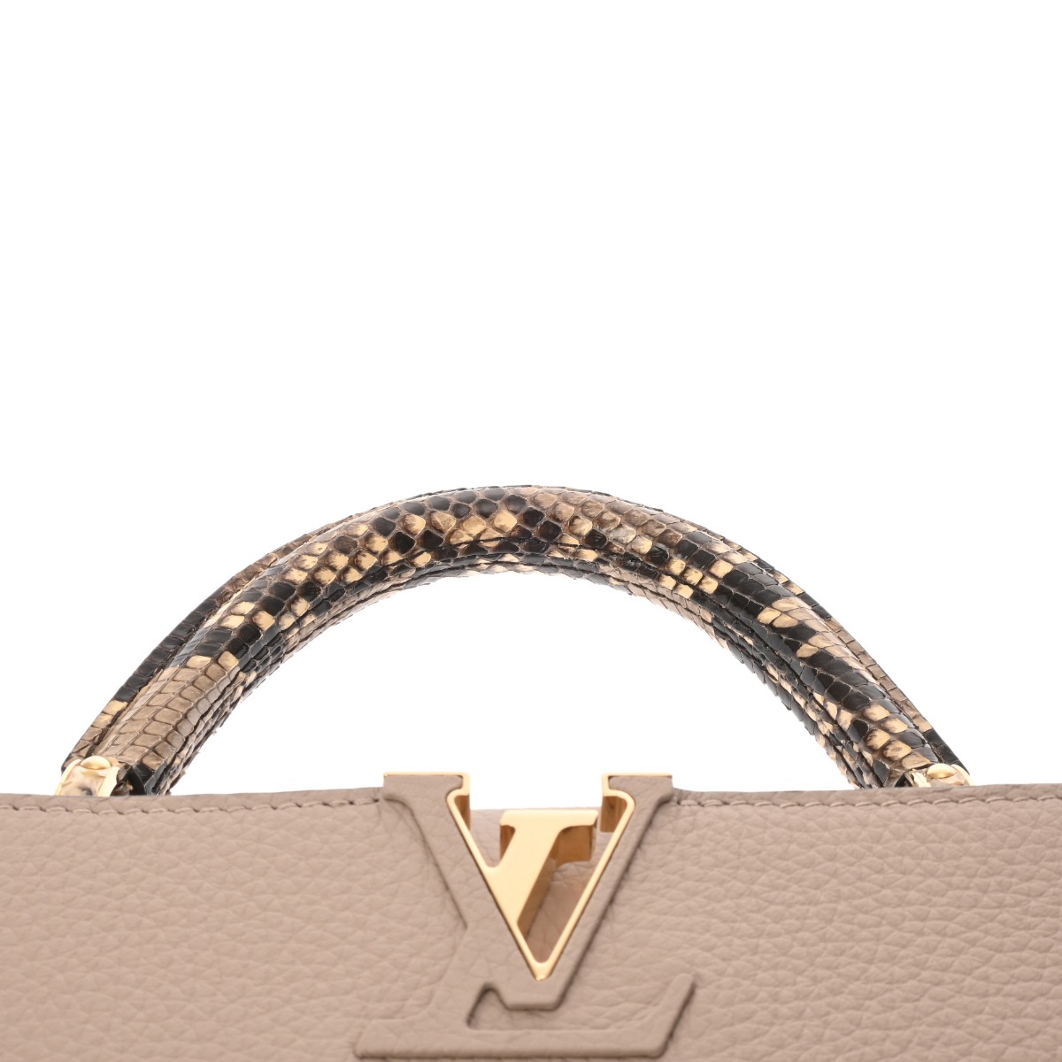 ルイ ヴィトン カプシーヌ BB 2WAY ガレ N92041 パイソン