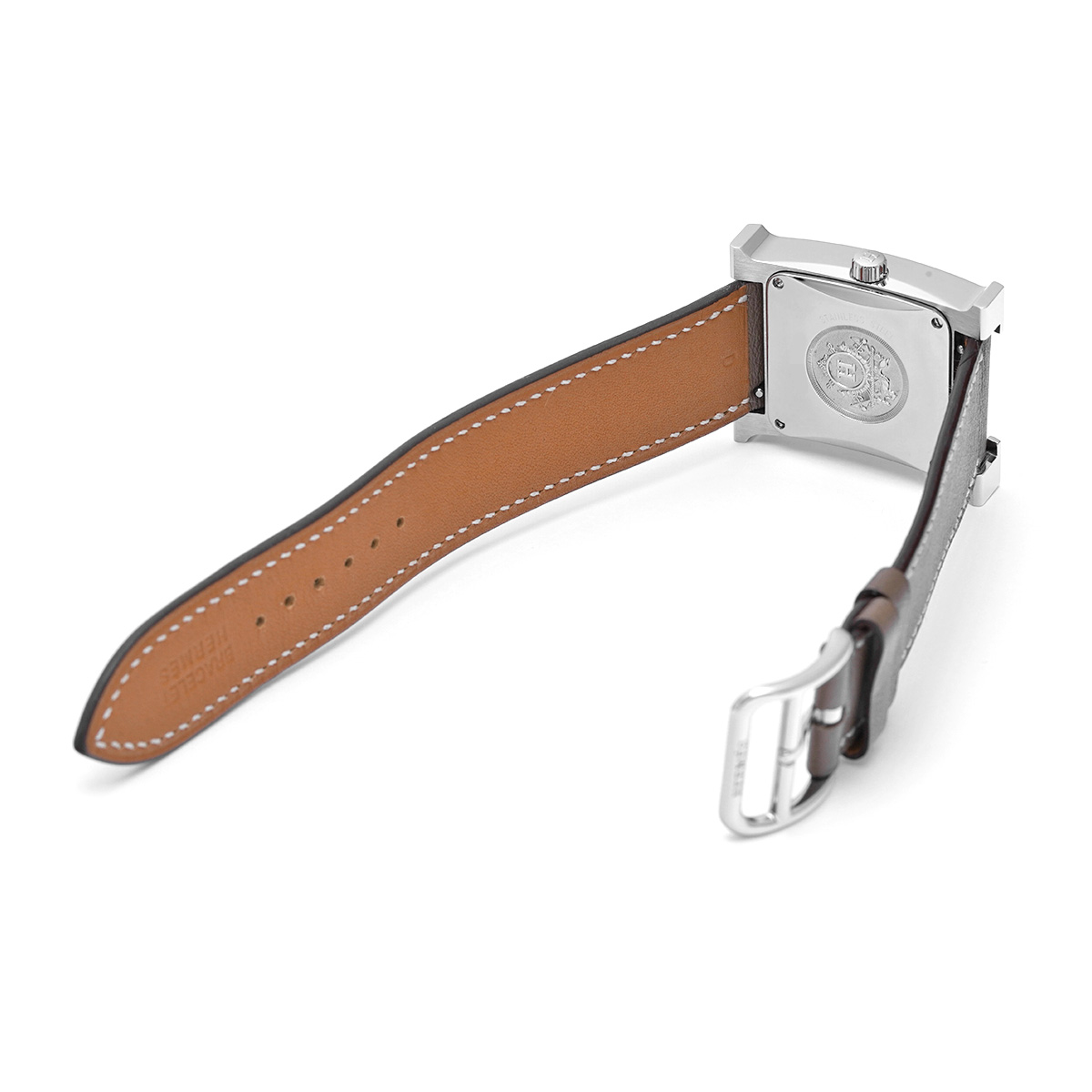 エルメス Hウォッチ HH3.510 ホワイト レディース 時計 【中古