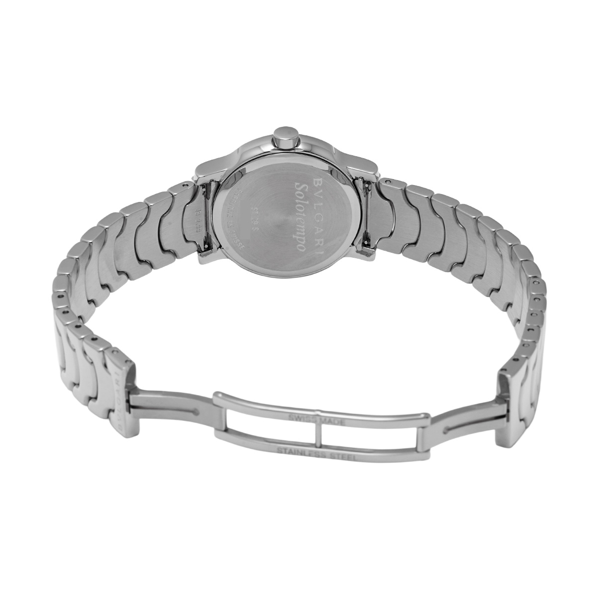 ブルガリ ソロテンポ ST29S ブラック ユニセックス 時計 【中古  