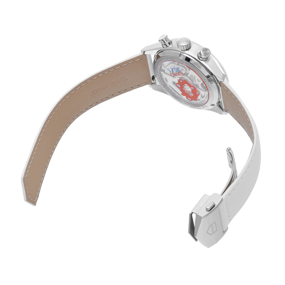 新品タグ付き⭐︎デラロミラノ　Victoria タグ ホイヤー カレラ クロノグラフ Expo2025 大阪 リミテッド