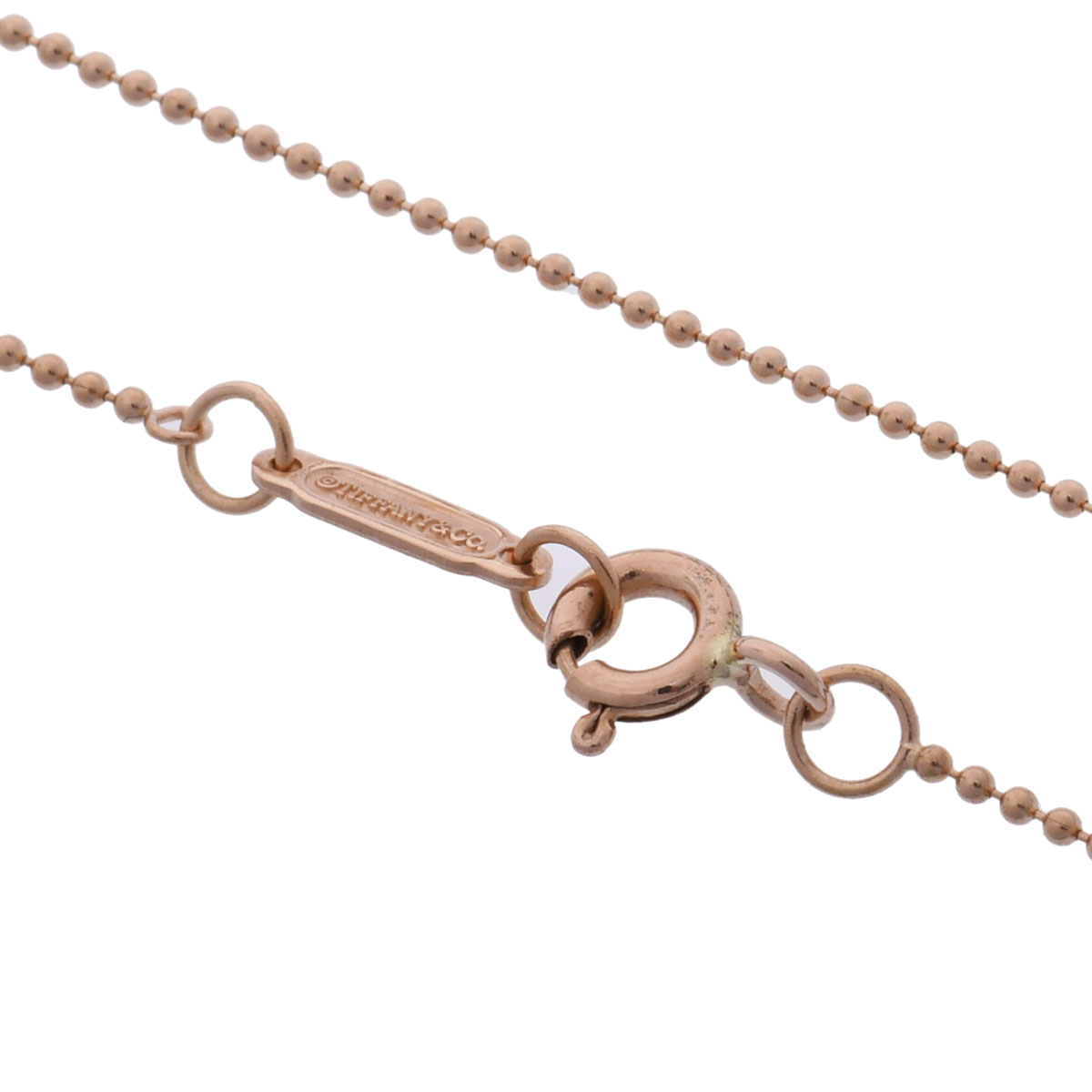 ティファニー ハートロック ネックレス ゴールド K18ピンクゴールド PG