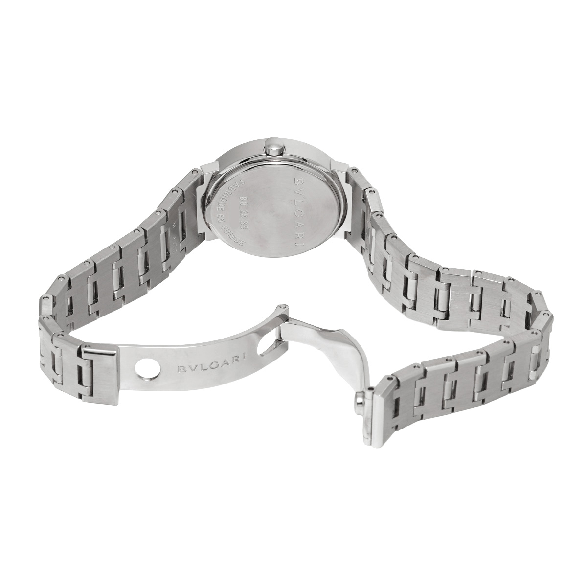 ブルガリ ブルガリブルガリ BB26SS ブラック レディース 時計 【中古