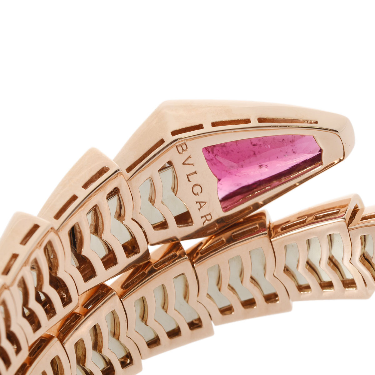 ブルガリ セルペンティ ヴァイパー Sサイズ ゴールド K18ピンク