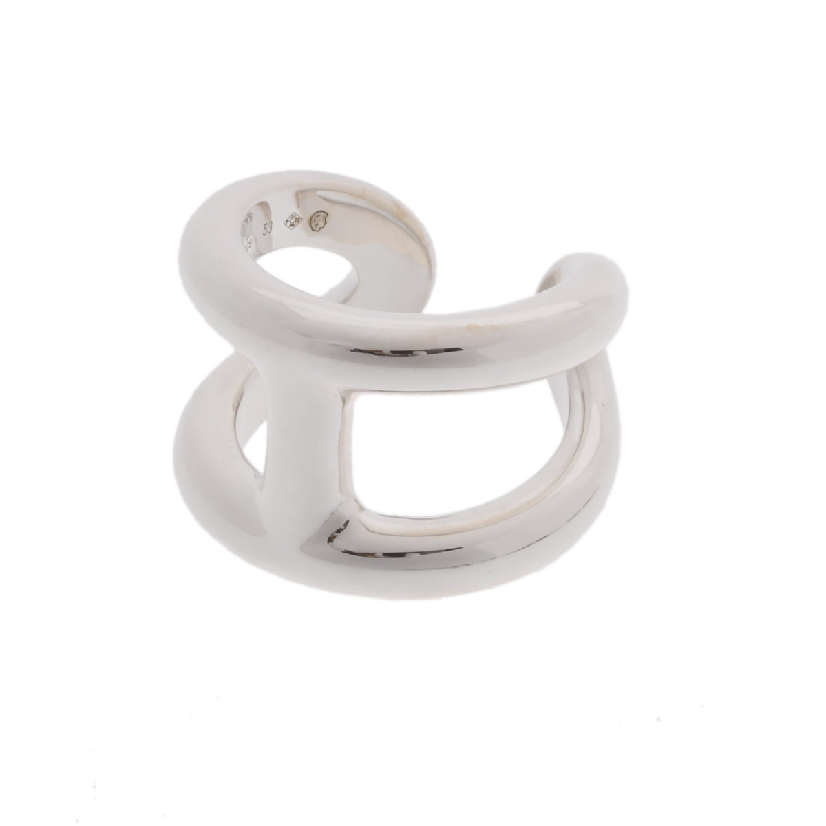 エルメス　オスモズGM サイズ57 新品未使用 新品 》 エルメス オスモズ GM リング 57 (日本サイズ17号