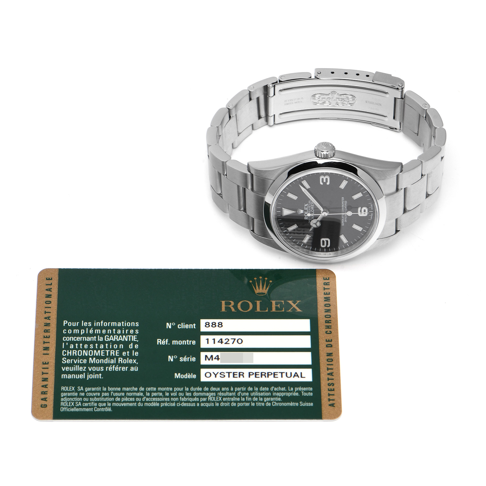 エクスプローラー 114270 M番(2007年頃製造) ブラック ロレックス ROLEX メンズ 【中古】: 時計|  WATCHNIAN公式オンラインショップ（旧一風騎士公式オンラインショップ）