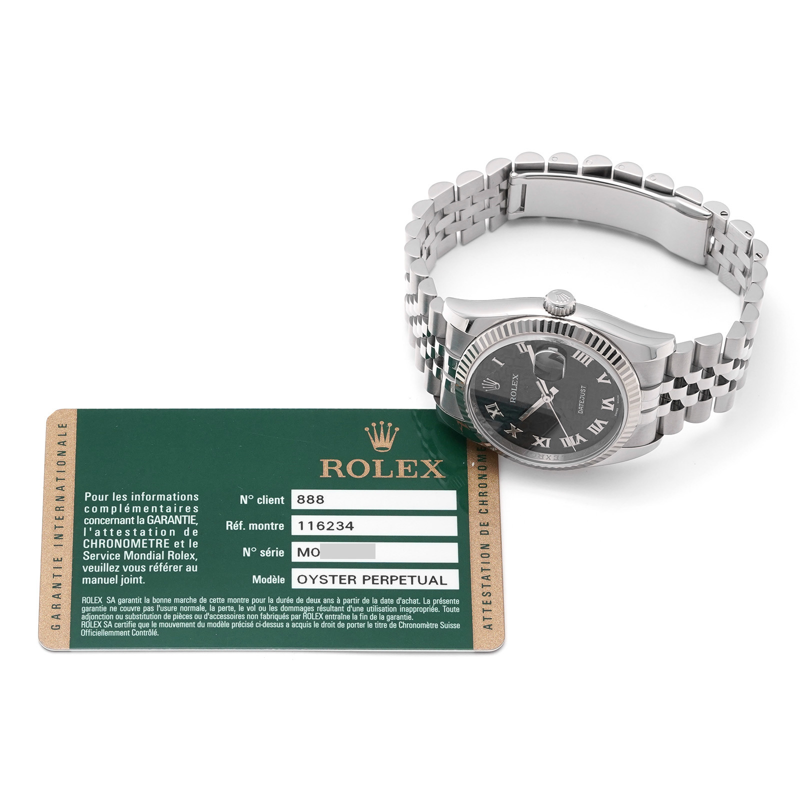 ロレックス ROLEX 116234 M番(2007年頃製造) ブラック メンズ 腕時計