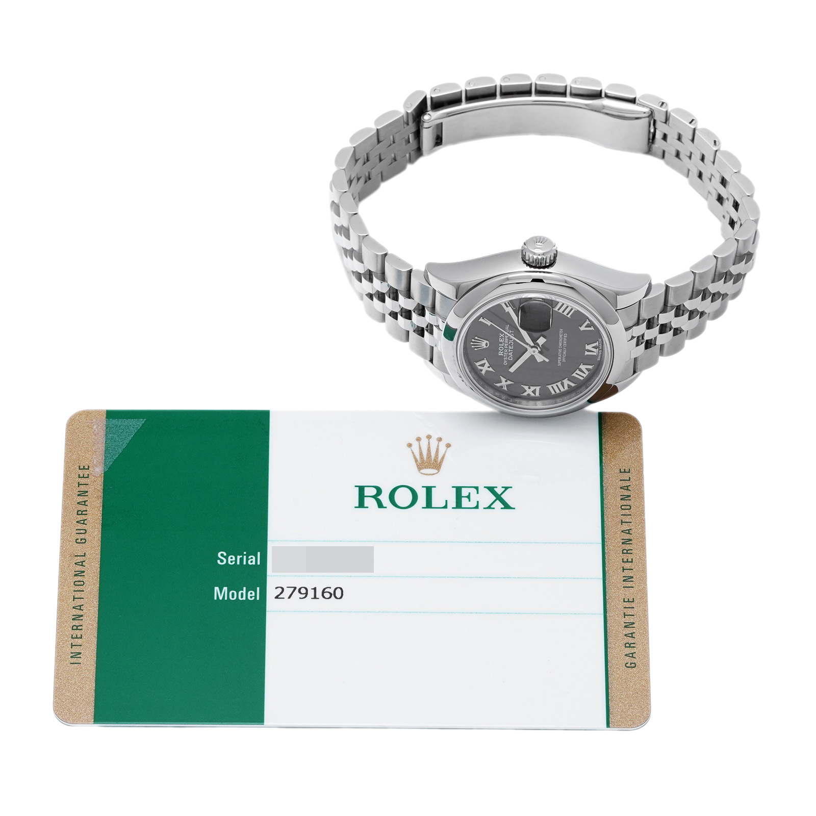 ロレックス ROLEX 279160 ランダムシリアル ダークグレー レディース ...