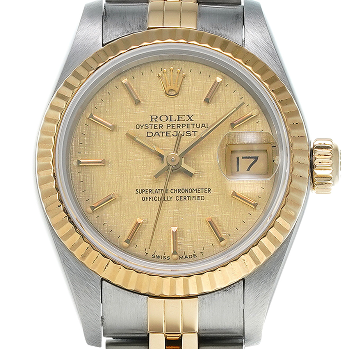 ロレックス ROLEX 69173 92番台(1985年頃製造) シャンパンモザイク レディース 腕時計