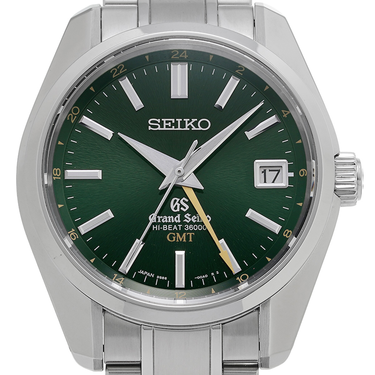 グランドセイコー / Grand Seiko メカニカル ハイビート36000 GMT SBGJ005 グリーン メンズ 時計  【中古】【wristwatch】