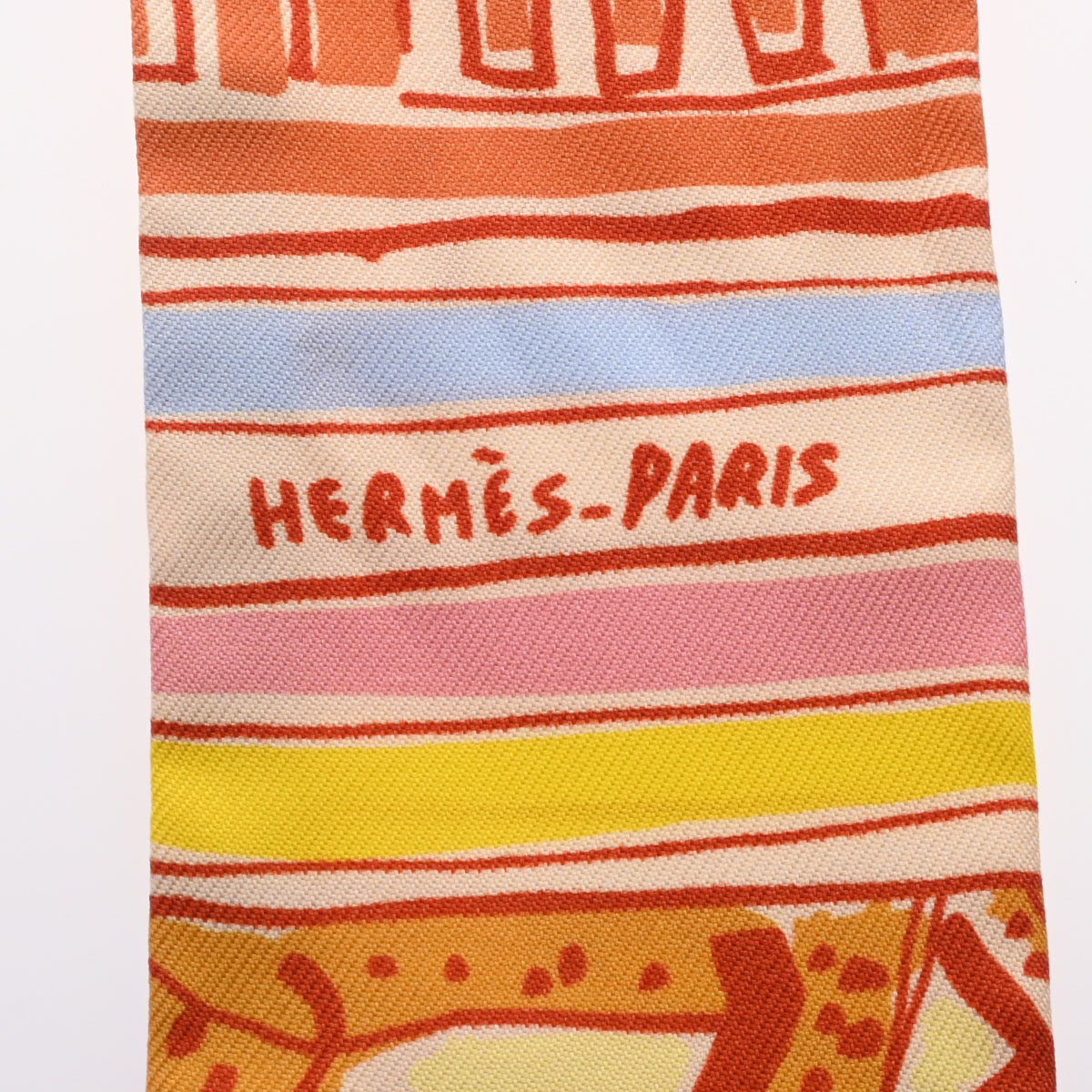 Hermes ⭐︎ ツイリー　オレンジ✖️ブルー