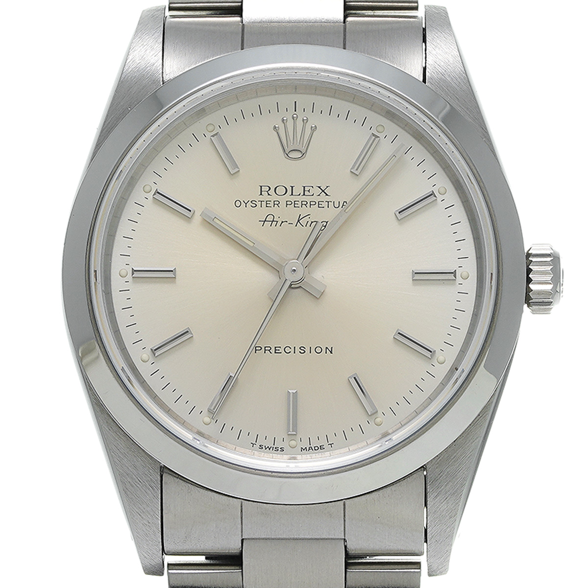ロレックス ROLEX 14000 T番(1996年頃製造) シルバー メンズ 腕時計