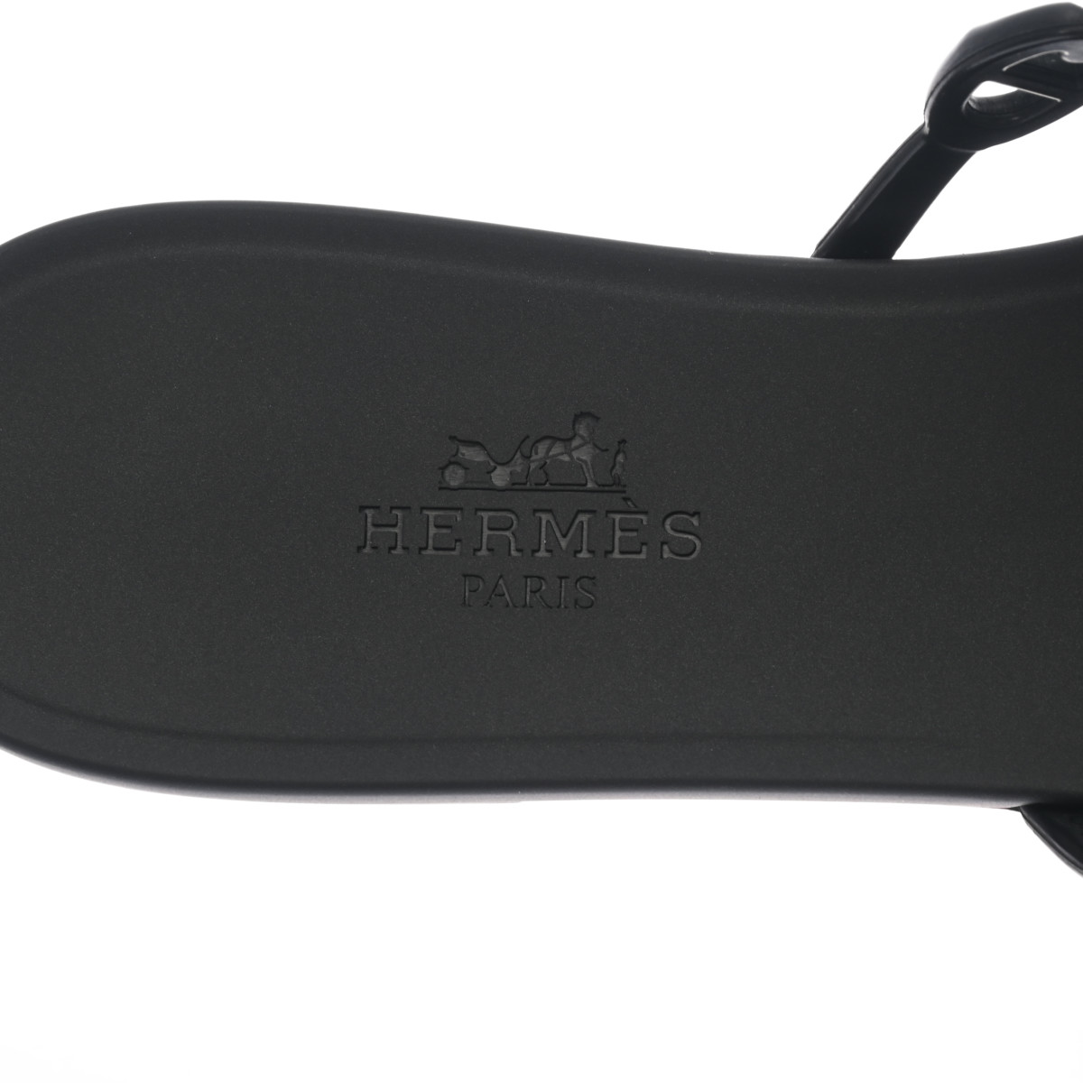 エルメス / HERMES リヴァージュ#35 ブラック ラバー レディース 靴