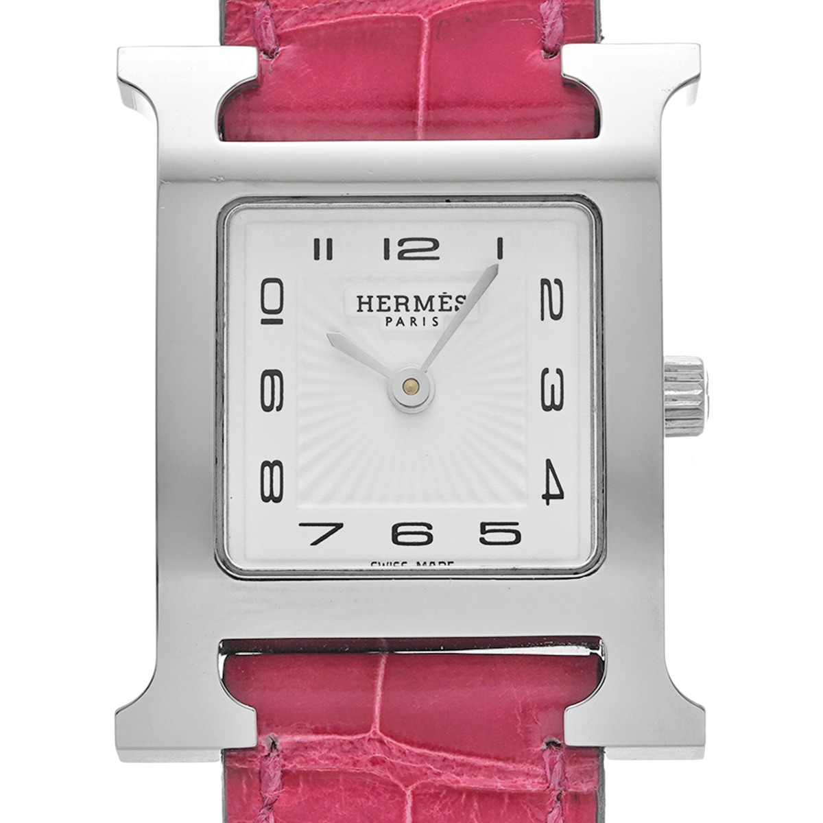 エルメス Hウォッチ HH1.210 ホワイト レディース 時計 【中古】【wristwatch】