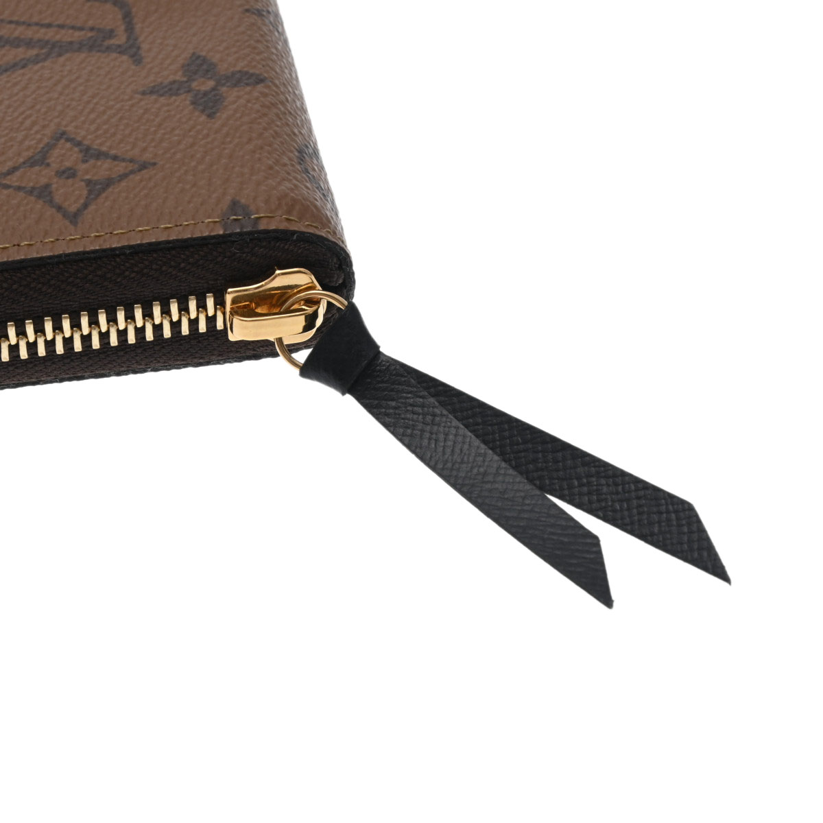ルイ ヴィトン モノグラム ポルトフォイユ クレマンス ブラウン M82336 モノグラム・リバース・キャンバス レディース 財布  【中古】【purse】