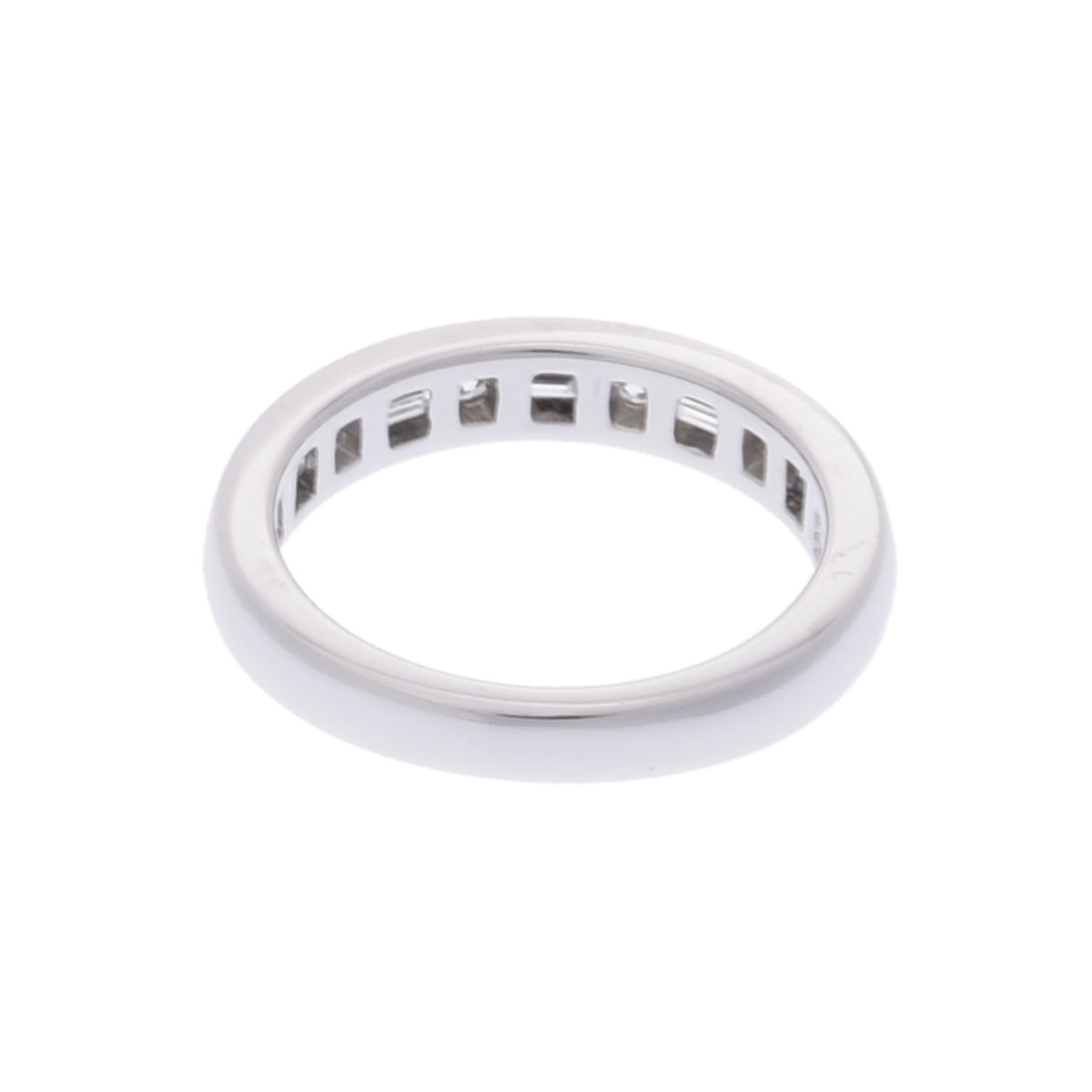 ティファニー チャネルセット ハーフエタニティ リング シルバー